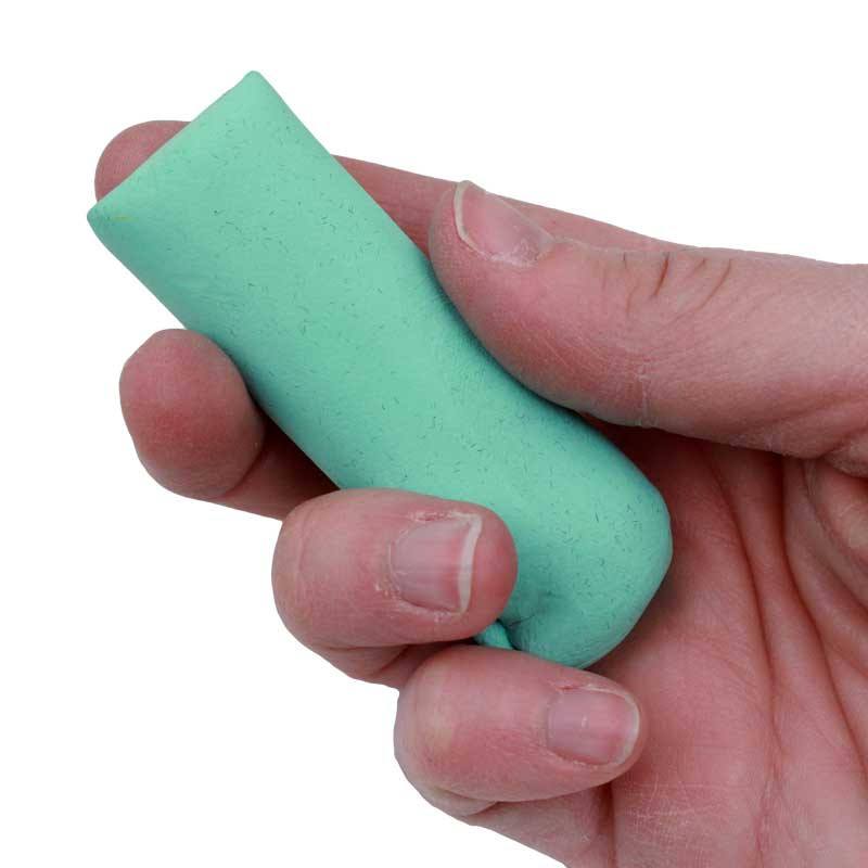 Green Bergeon Rodico putty held in a hand