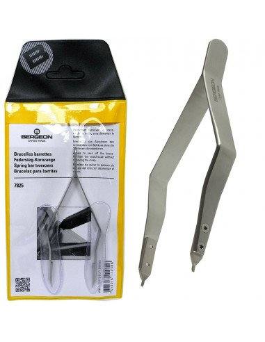 Bergeon 7825 spring bar tweezers.