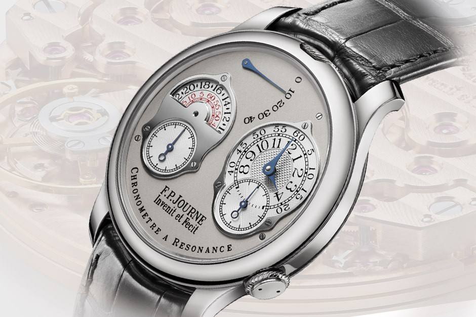 F.P. Journe Chronometre a Resonance wristwatch with twin dials