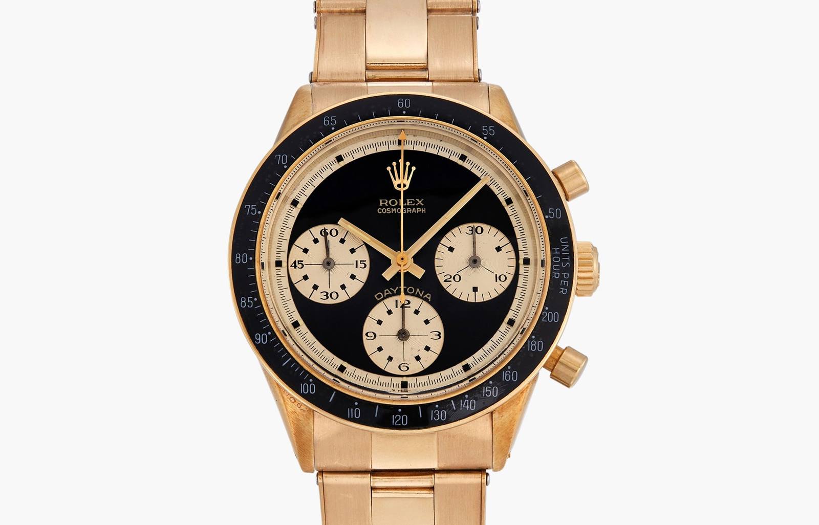 Gold Rolex Daytona ref. 6241 John Player Special.